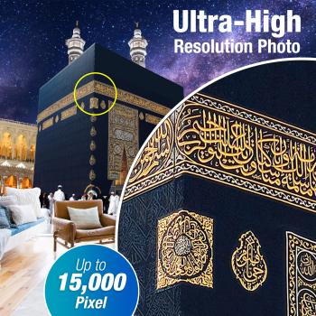 Stunning Milky Way Over Kaabah - 15K Ultra HD Image for Wallpaper or Large-Scale Printing (Copy)